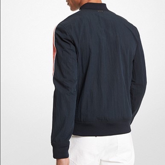 Michael Kors Crinkle Bomber Jacket Sz: XL - Picture 3 of 6